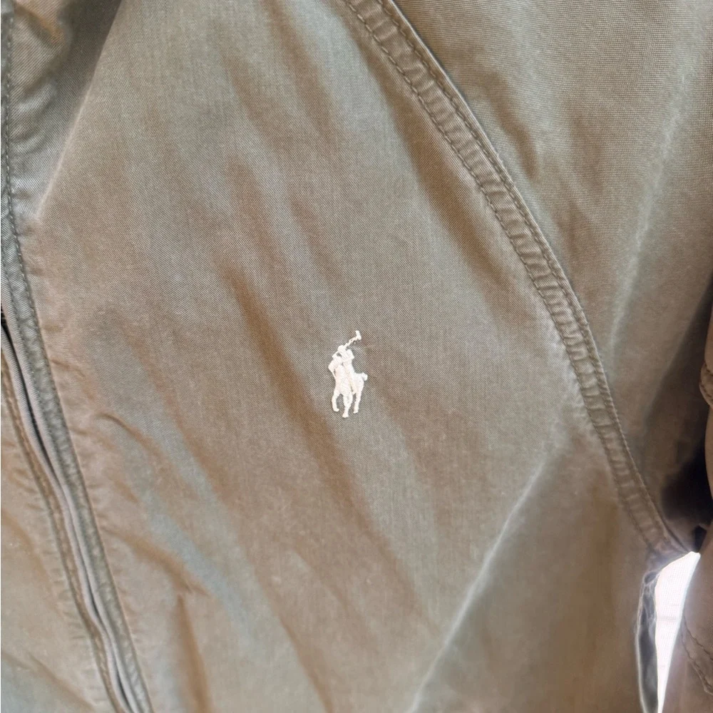 Polo by Ralph Lauren Kids Olive Green Hooded Zip-Up Jacket